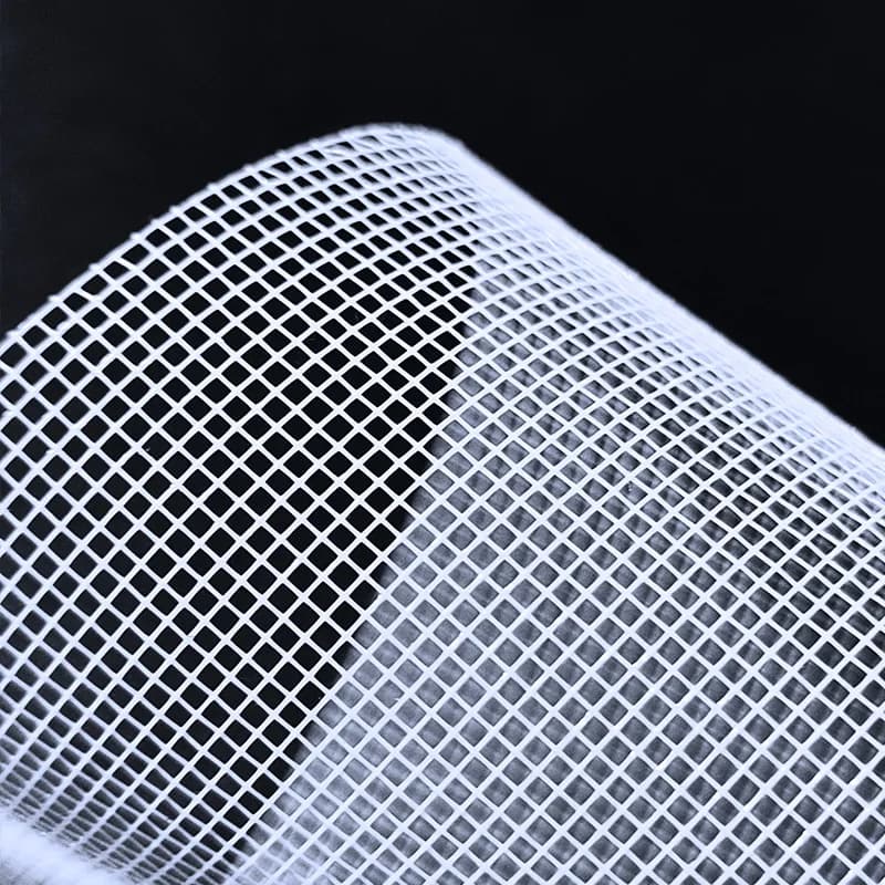 Close-up of high-density mesh material
