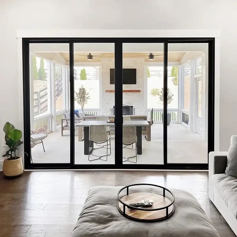 Sliding glass doors